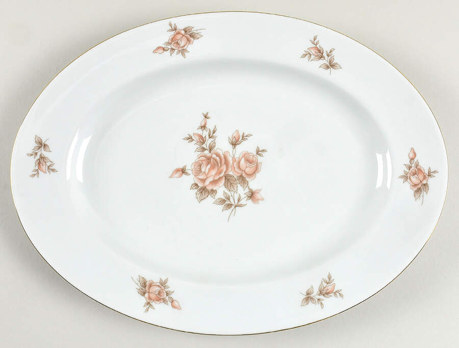 JOH112 12" Oval Serving Platter by Johann Haviland-1