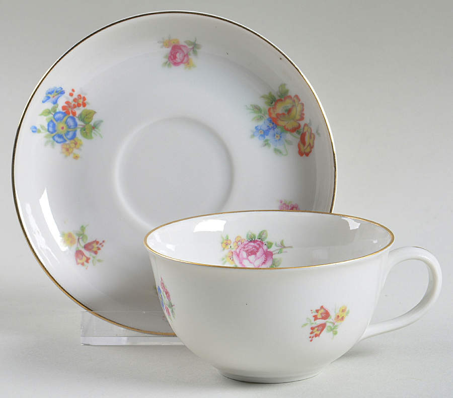 JOH116 Flat Demitasse Cup & Saucer Set by Johann Haviland-1