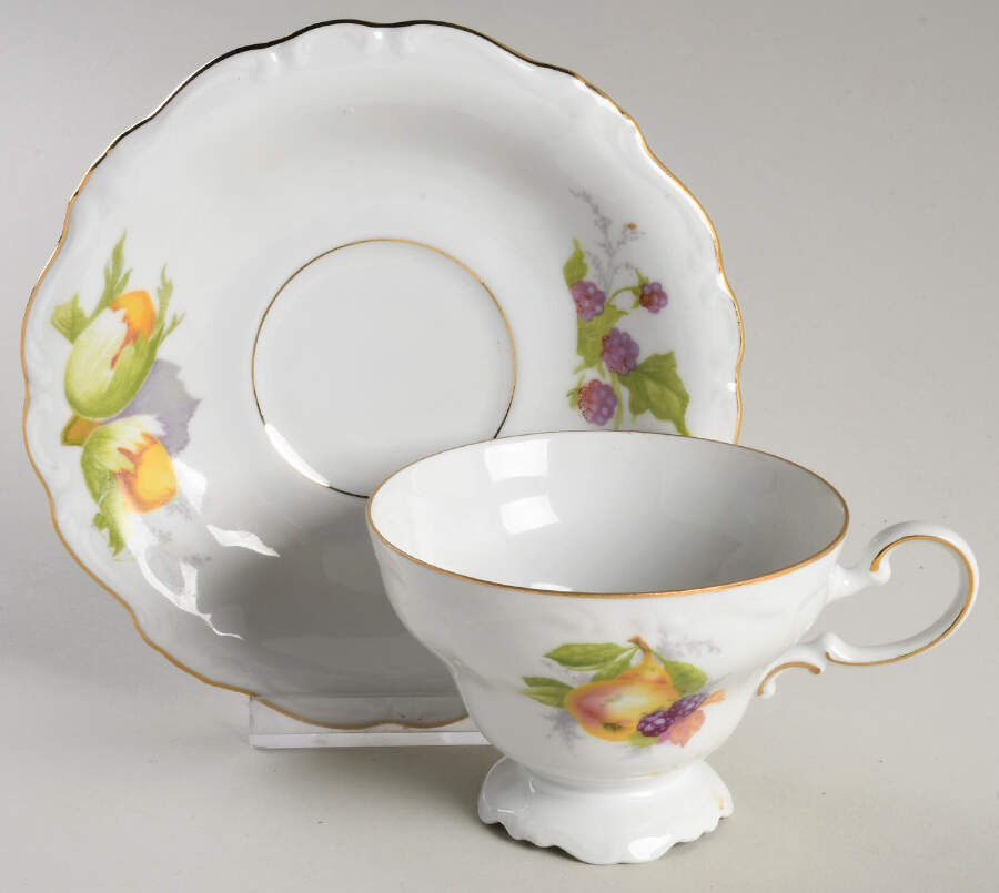 JOH140 Footed Cup & Saucer Set by Johann Haviland-1