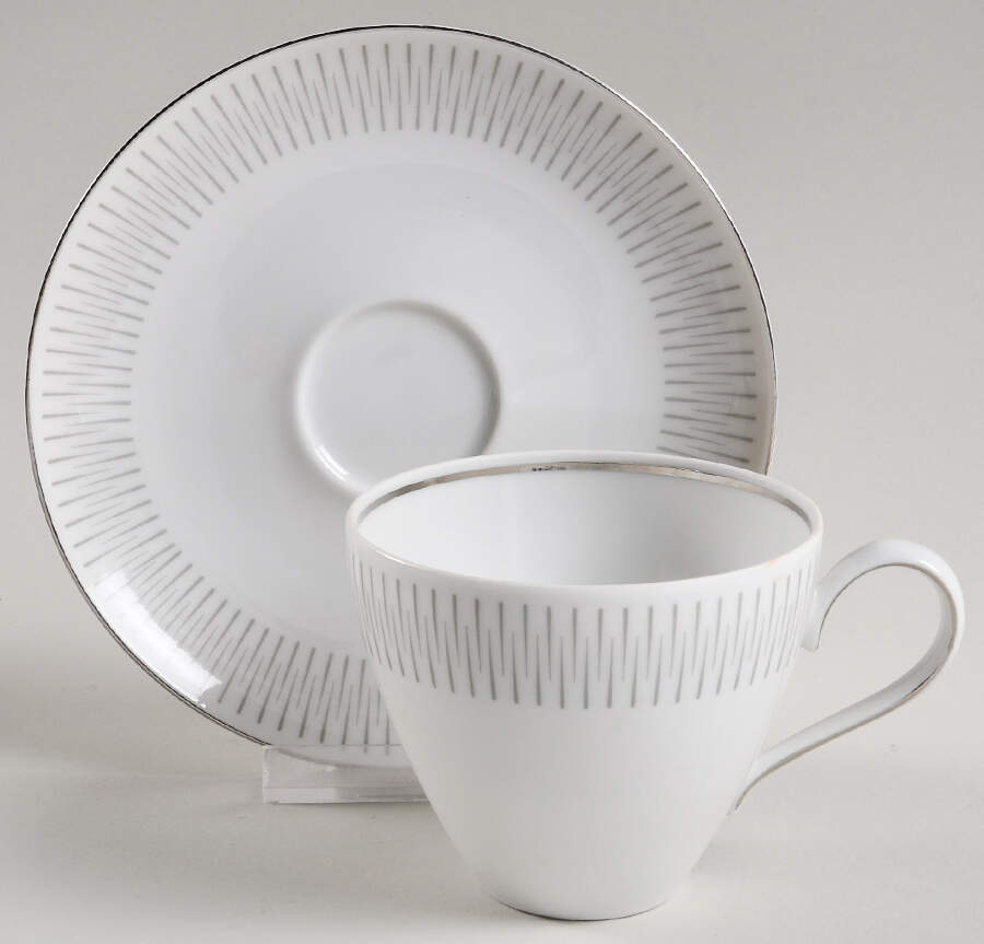 JOH15 Flat Cup & Saucer Set by Johann Haviland-1
