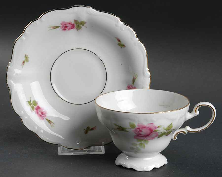 JOH172 Footed Cup & Saucer Set by Johann Haviland-1