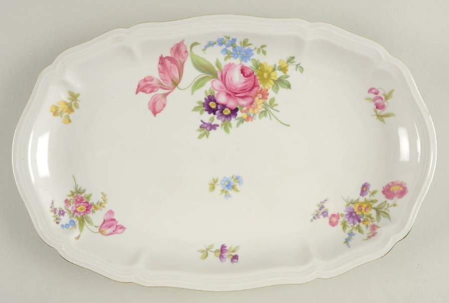 JOH176 13" Oval Serving Platter by Johann Haviland-1