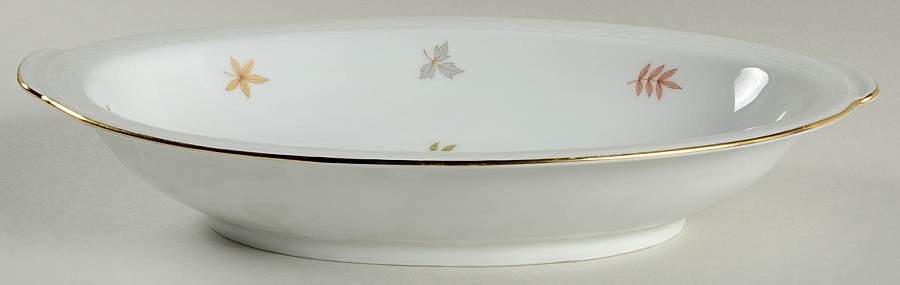 Autumn Leaves 12" Oval Vegetable Bowl by Johann Haviland-1