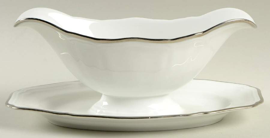 JOH208 Gravy Boat with Attached Underplate by Johann Haviland-1