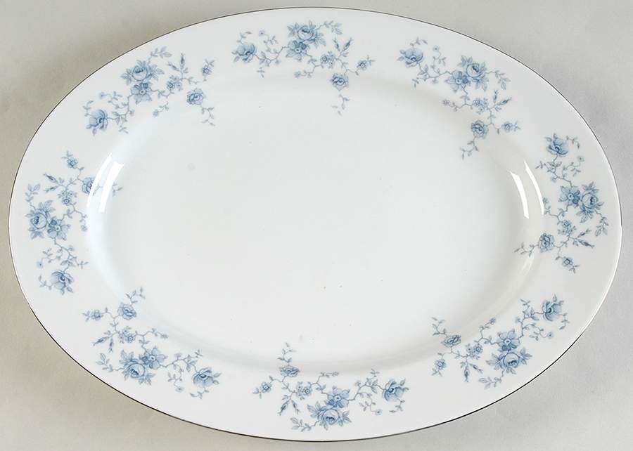 JOH21 14" Oval Serving Platter by Johann Haviland-1