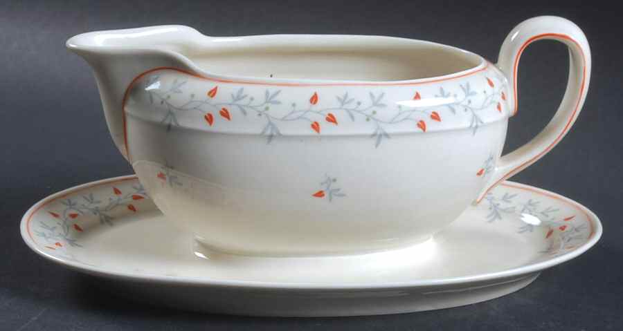 JOH212 Gravy Boat with Attached Underplate by Johann Haviland-1