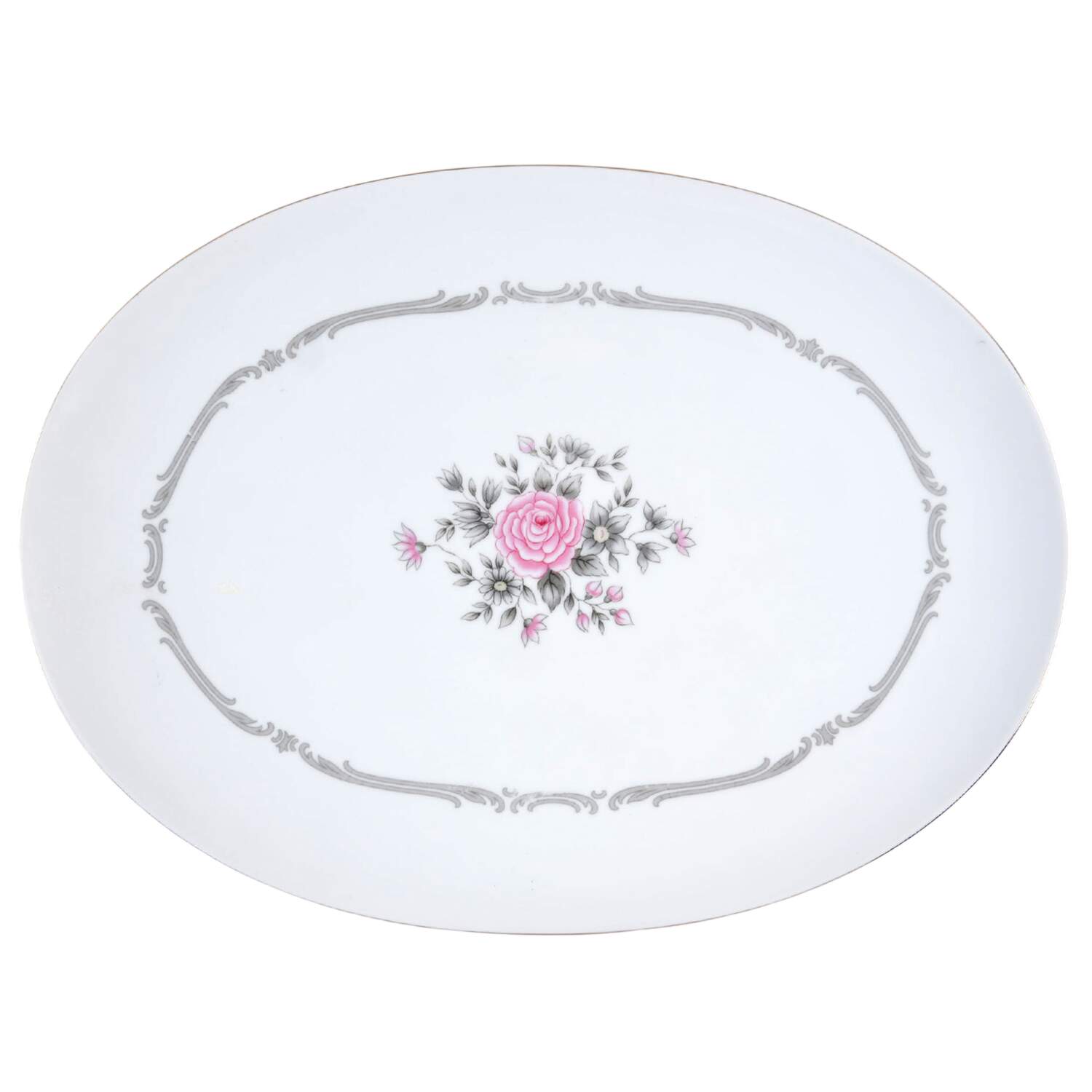 JOH218 15" Oval Serving Platter by Johann Haviland-1