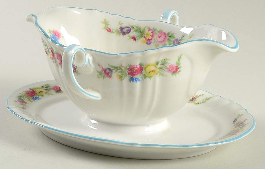 JOH22 Gravy Boat with Attached Underplate by Johann Haviland-1