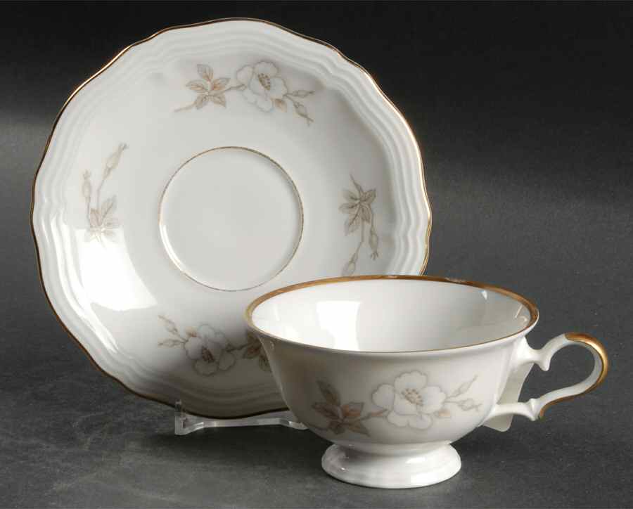 JOH31 Footed Cup & Saucer Set by Johann Haviland-1