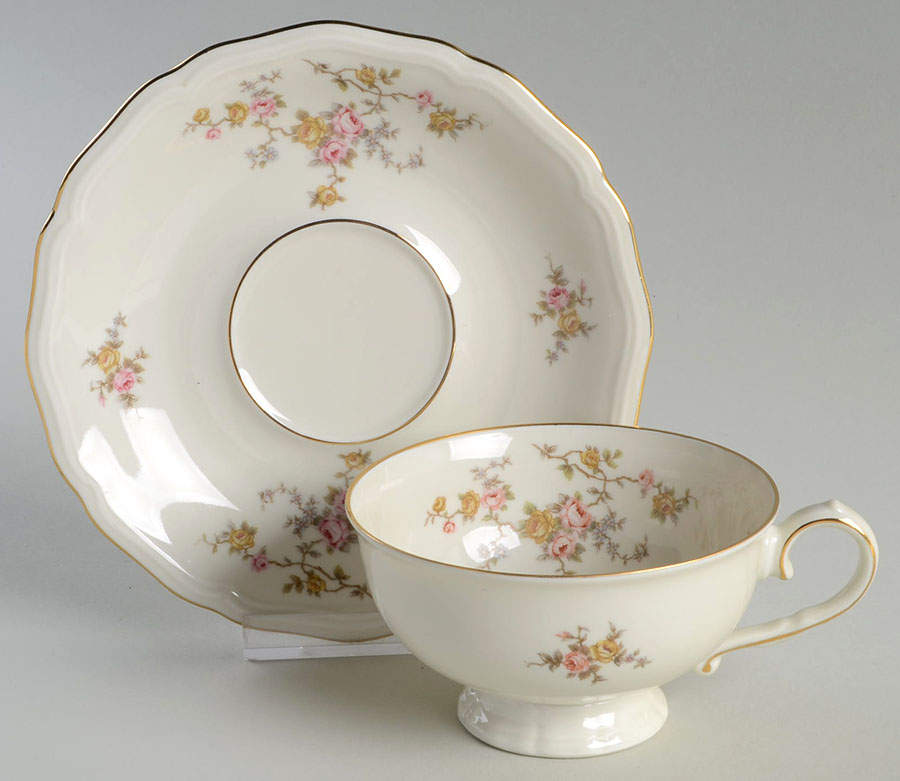 JOH32 Footed Cup & Saucer Set by Johann Haviland-1