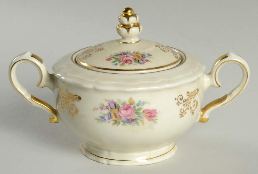 JOH33 Sugar Bowl & Lid by Johann Haviland-1