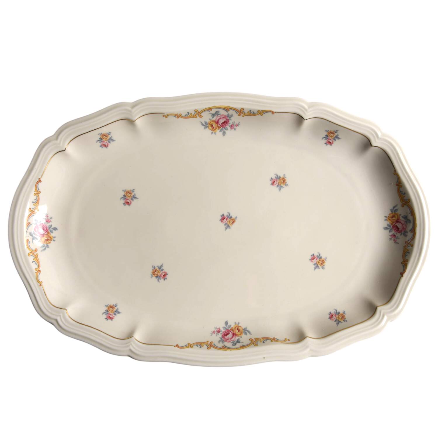 JOH37 15" Oval Serving Platter by Johann Haviland-1