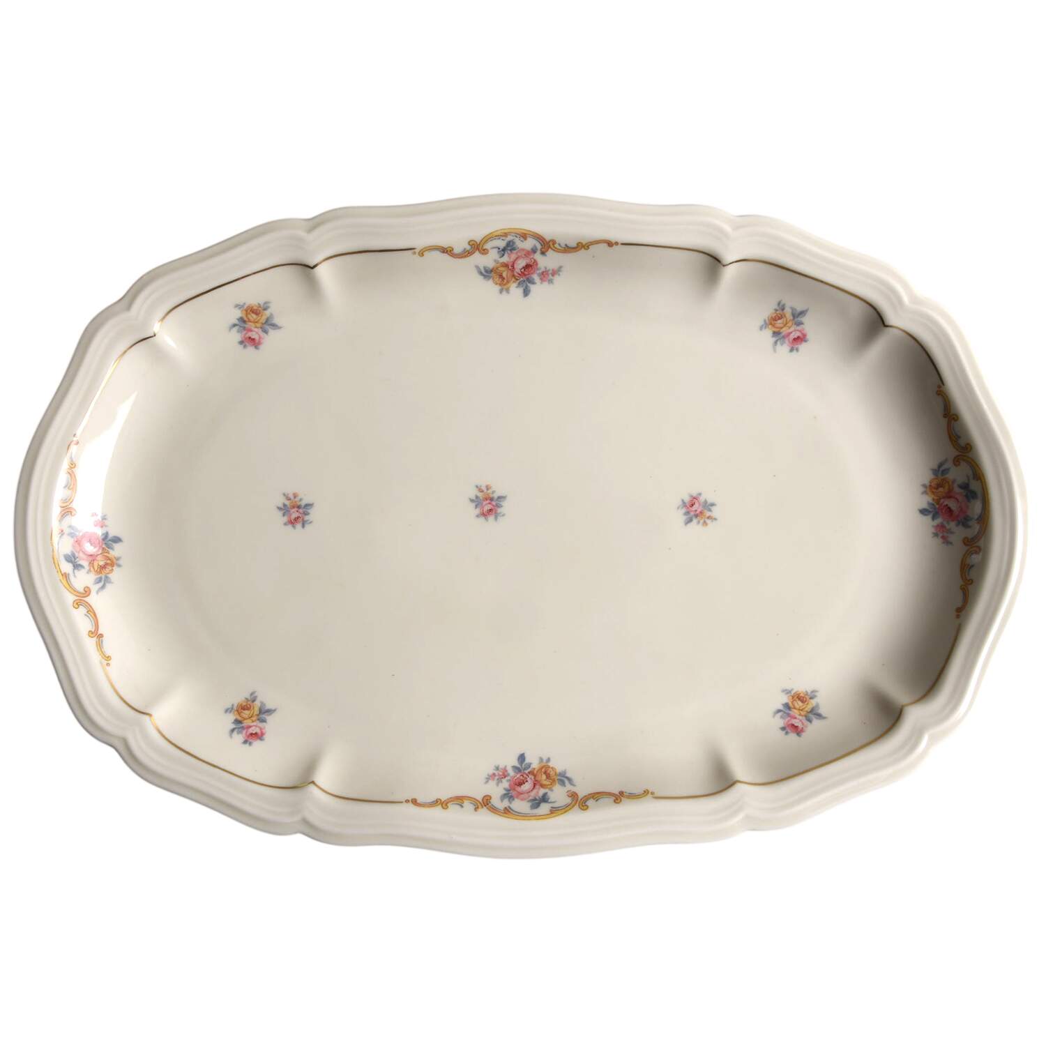 JOH37 13" Oval Serving Platter by Johann Haviland-1