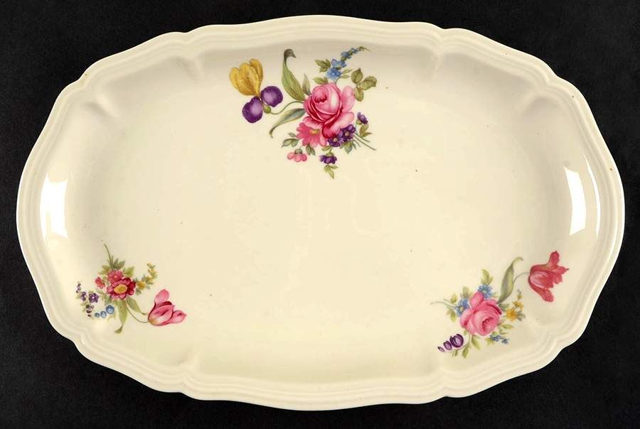 JOH38 13" Oval Serving Platter by Johann Haviland-1