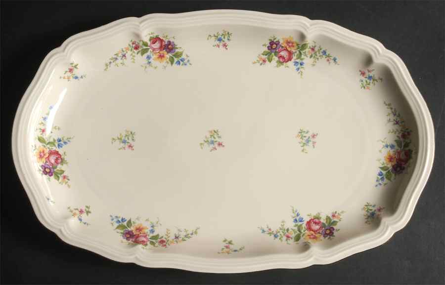 JOH4 15" Oval Serving Platter by Johann Haviland-1