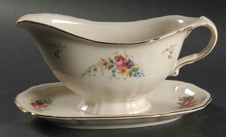 JOH4 Gravy Boat with Attached Underplate by Johann Haviland-1