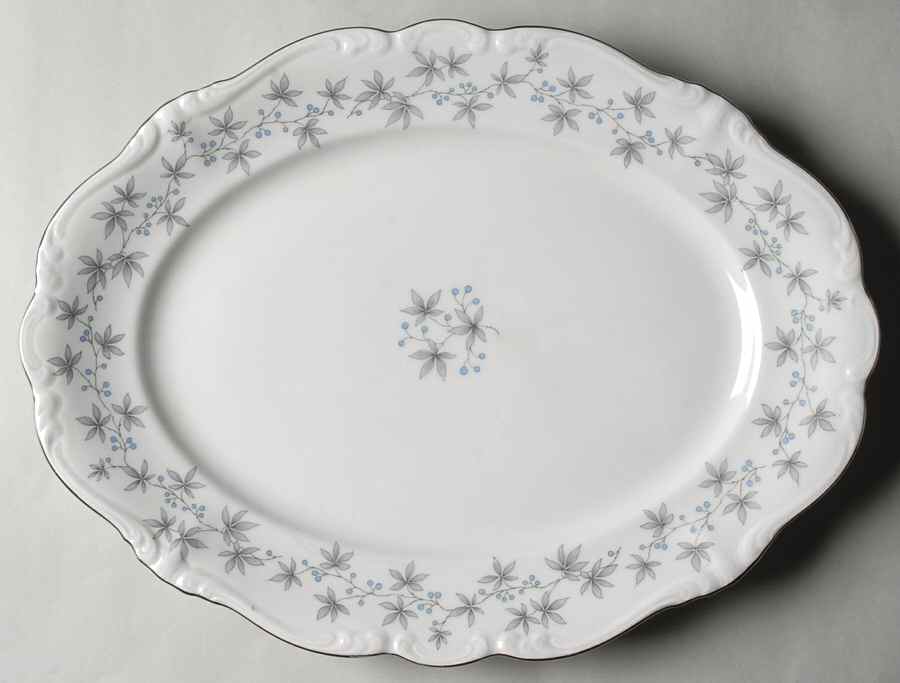 JOH40 14" Oval Serving Platter by Johann Haviland-1