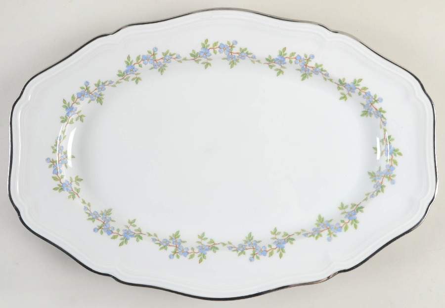 JOH41 14" Oval Serving Platter by Johann Haviland-1