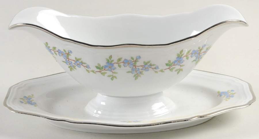 JOH41 Gravy Boat with Attached Underplate by Johann Haviland-1