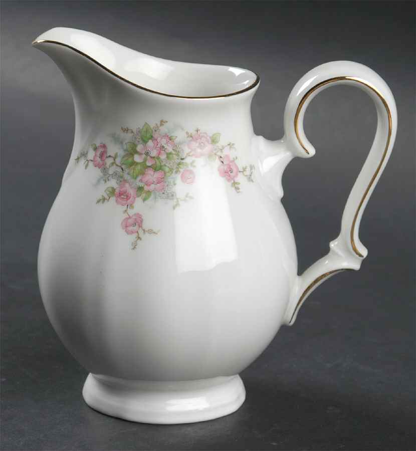 Wild Rose (1-16" Gold Trim) Creamer by Johann Haviland-1