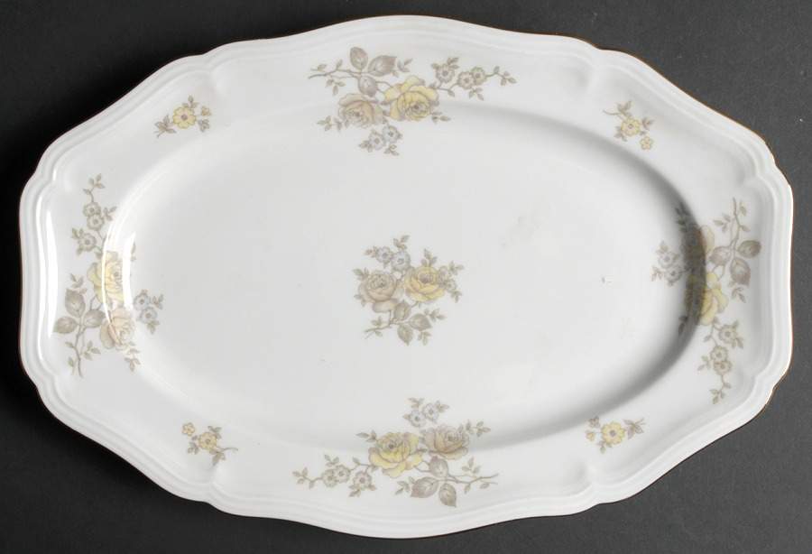 JOH45 13" Oval Serving Platter by Johann Haviland-1