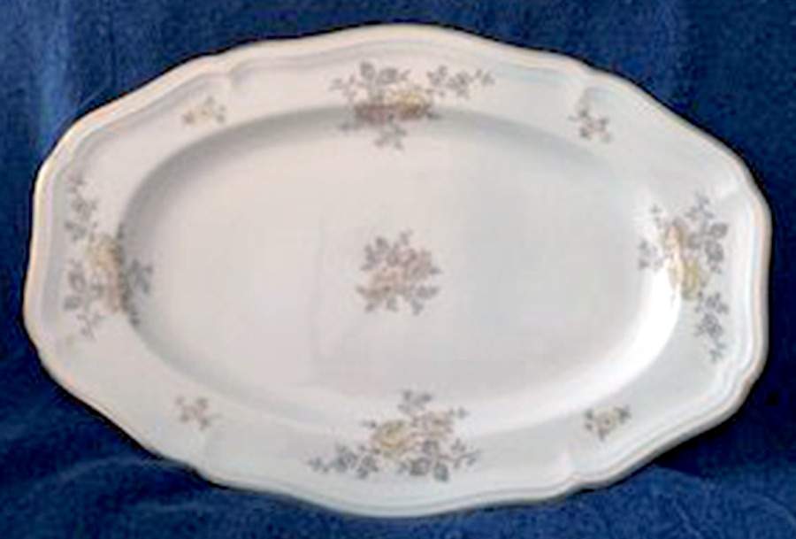 JOH45 17" Oval Serving Platter by Johann Haviland-1