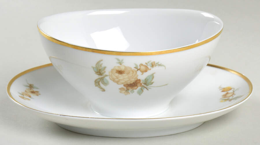 JOH55 Gravy Boat with Attached Underplate by Johann Haviland-1