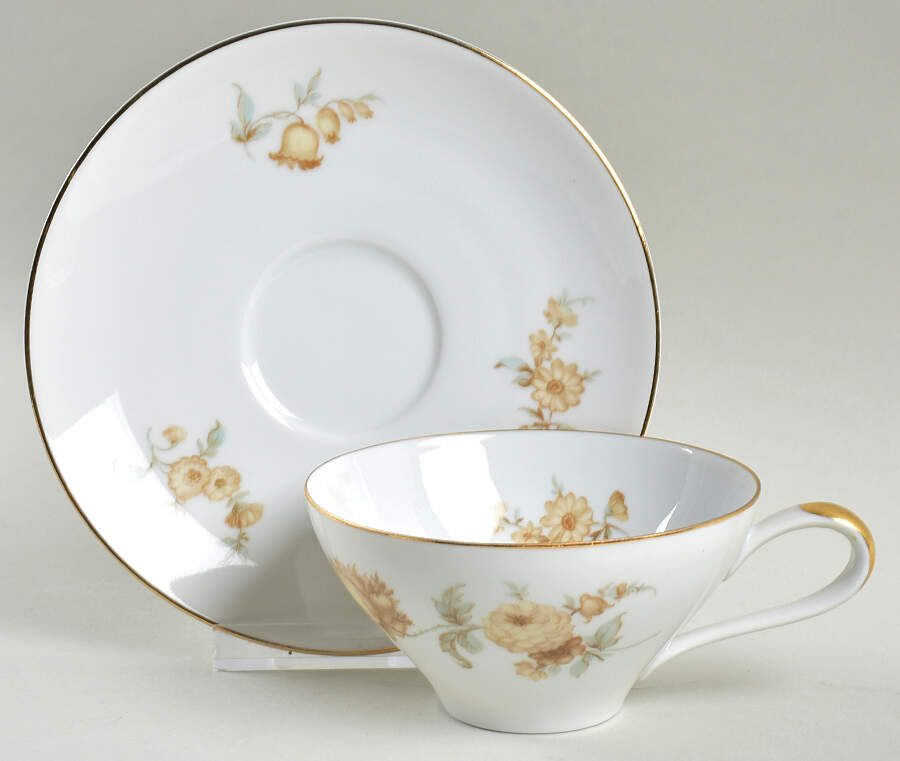JOH55 Flat Cup & Saucer Set by Johann Haviland-1