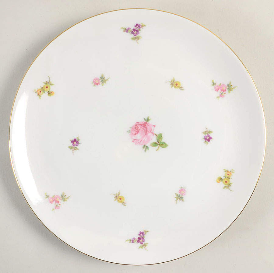 Rose Chintz Salad Plate by Johann Haviland-1