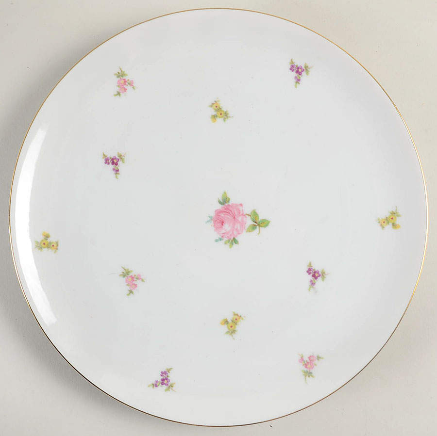Rose Chintz Dinner Plate by Johann Haviland-1