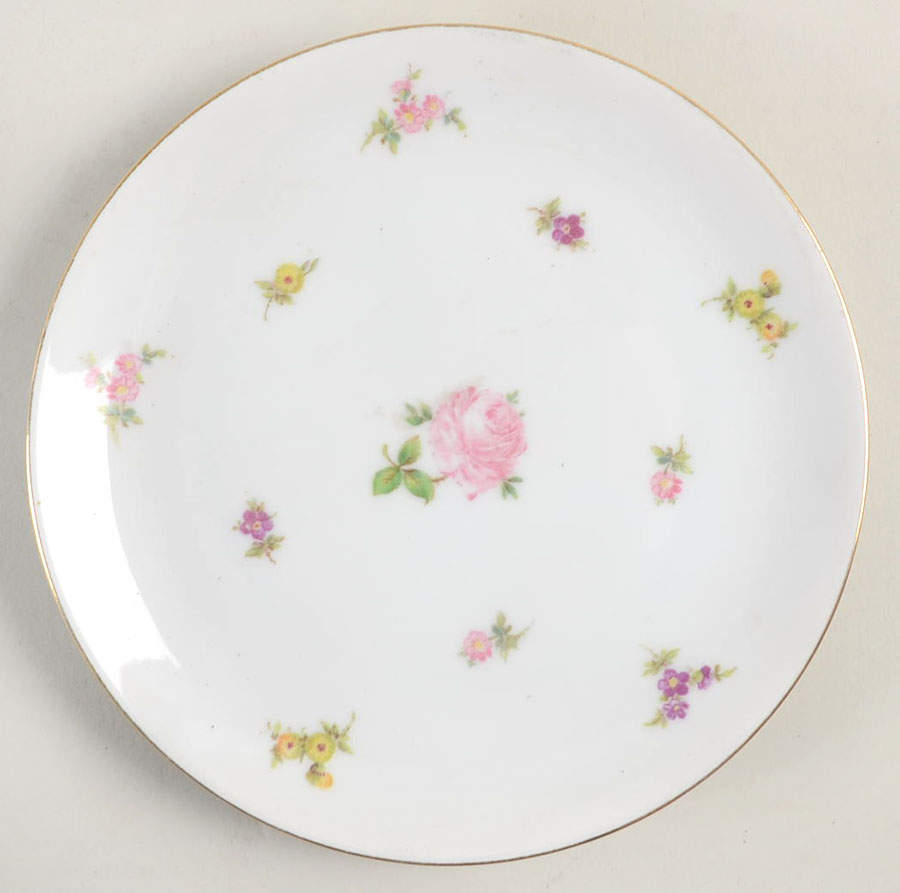 Rose Chintz Bread & Butter Plate by Johann Haviland-1