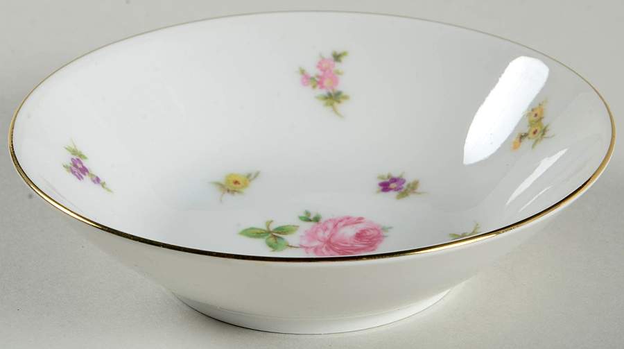 Rose Chintz Fruit/Dessert (Sauce) Bowl by Johann Haviland-1