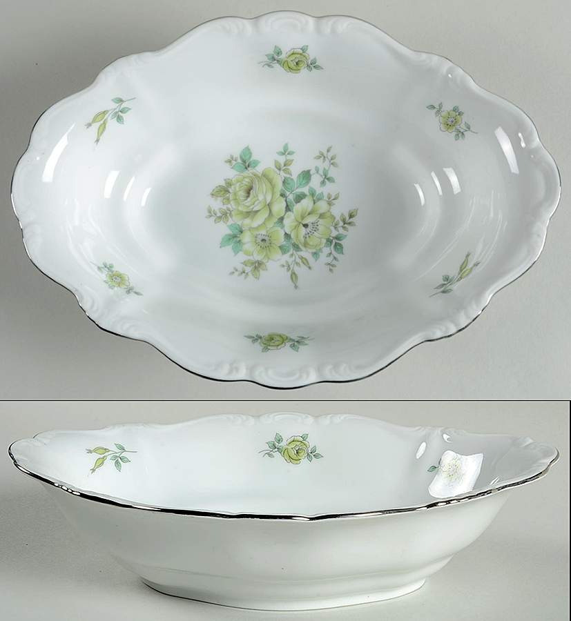 JOH76 10" Oval Vegetable Bowl by Johann Haviland-1
