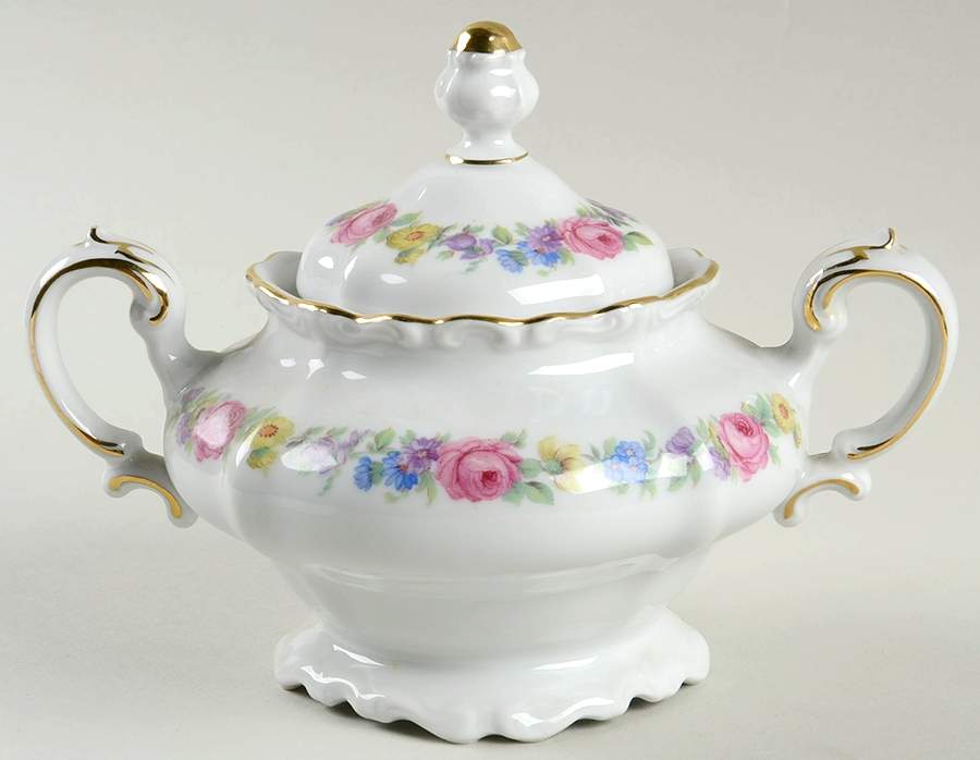 JOH80 Sugar Bowl & Lid by Johann Haviland-1