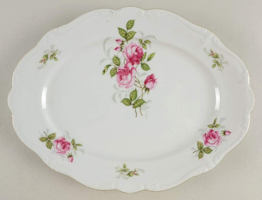 JOH85 12" Oval Serving Platter by Johann Haviland-1