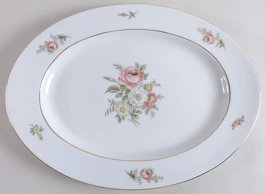 JOH95 13" Oval Serving Platter by Johann Haviland-1