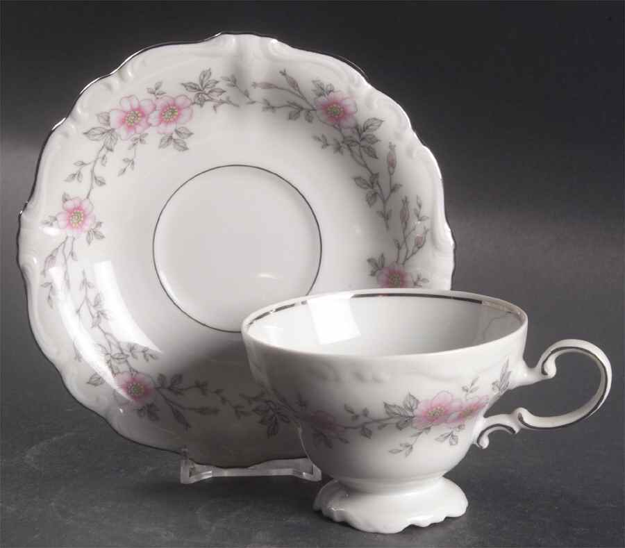 Louise Footed Cup & Saucer Set by Johann Haviland-1
