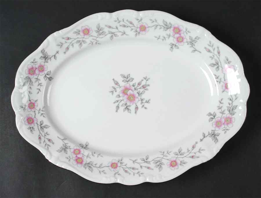 Louise 12" Oval Serving Platter by Johann Haviland-1