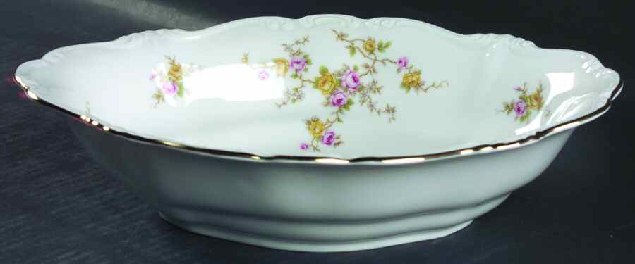 Michele 10" Oval Vegetable Bowl by Johann Haviland-1
