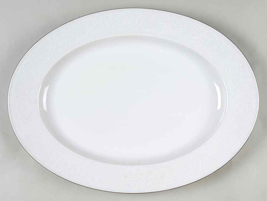 Morning Mist 14" Oval Serving Platter by Johann Haviland-1