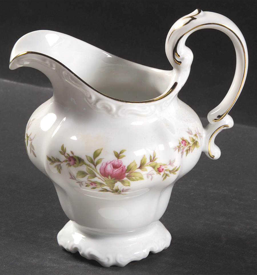 Moss Rose (Bavarian Backstamp) Creamer by Johann Haviland-1