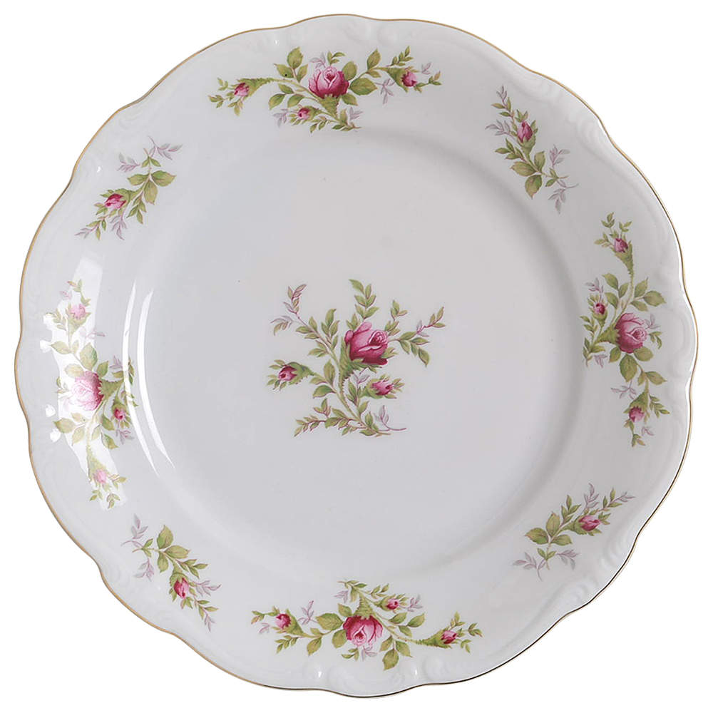 Moss Rose (Bavarian Backstamp) Dinner Plate by Johann Haviland-1