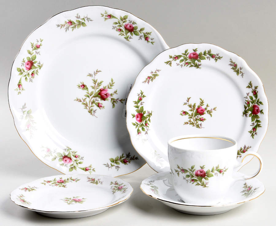 Moss Rose (Thailand Traditions) 5 Piece Place Setting by Johann Haviland-1