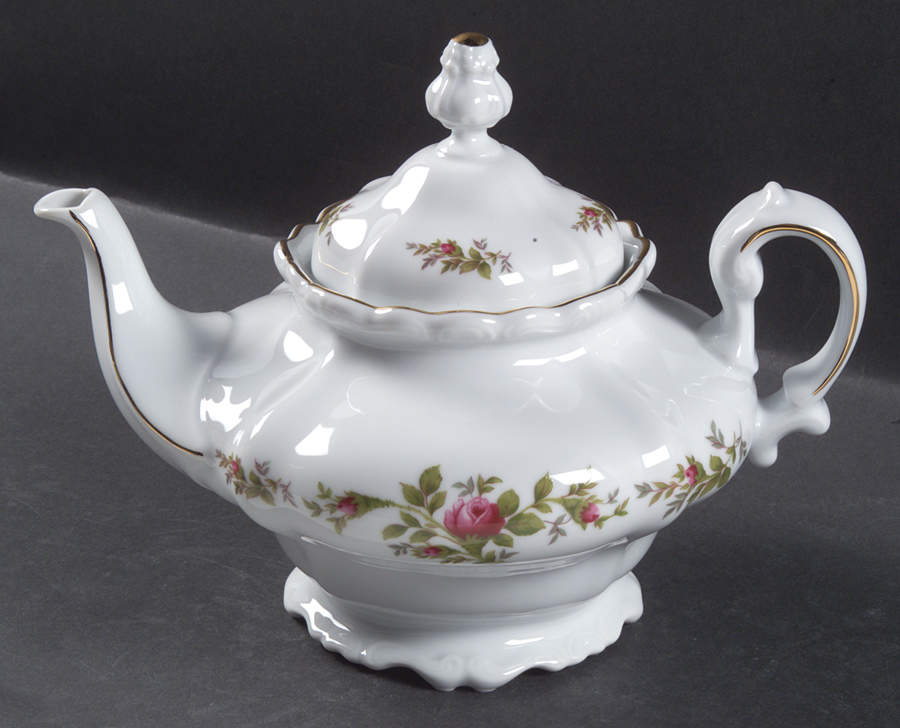 Moss Rose (Thailand Traditions) Teapot & Lid by Johann Haviland-1