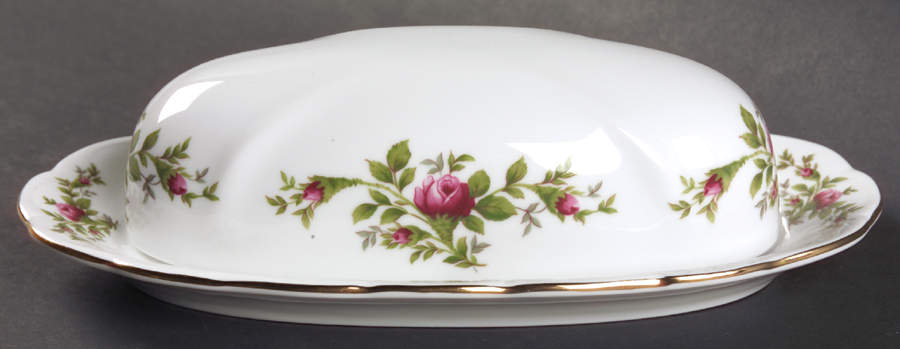 Moss Rose (Thailand Traditions) 1/4 Lb Covered Butter by Johann Haviland-1