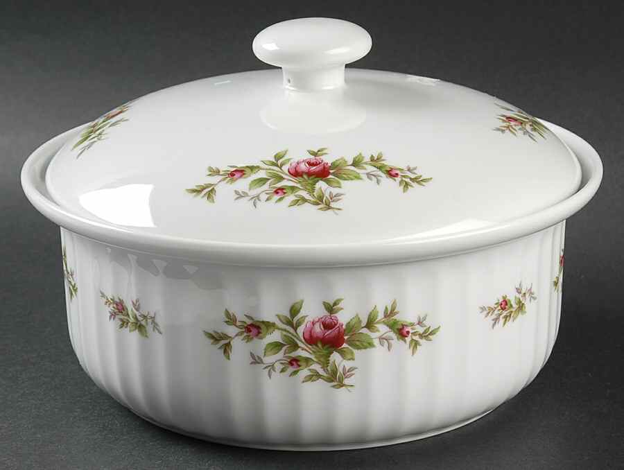Moss Rose (Thailand Traditions) 1.5 Qt Round Covered Casserole by Johann Haviland-1
