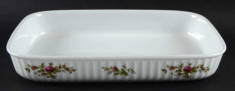 Moss Rose (Thailand Traditions) 13"  Rectangular Baker by Johann Haviland-1