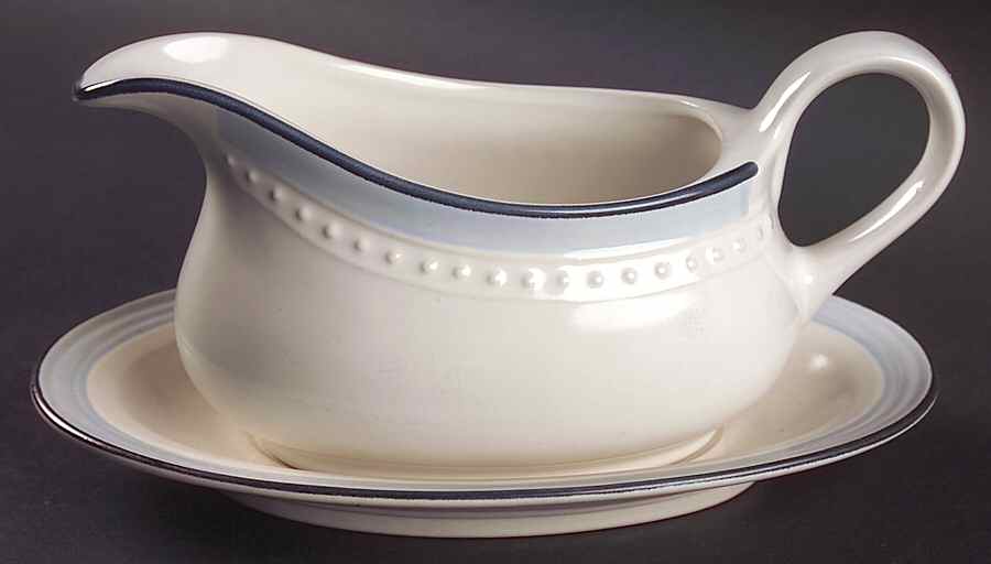 Mountain Sky Gravy Boat & Underplate by Johann Haviland-1