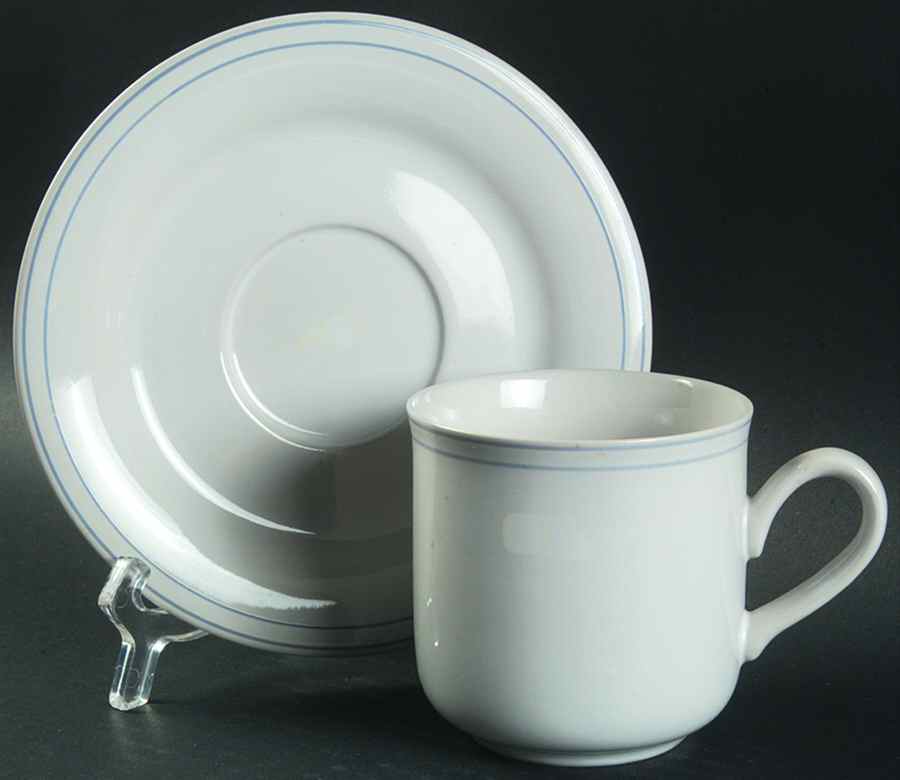 Nightwinds Flat Cup & Saucer Set by Johann Haviland-1
