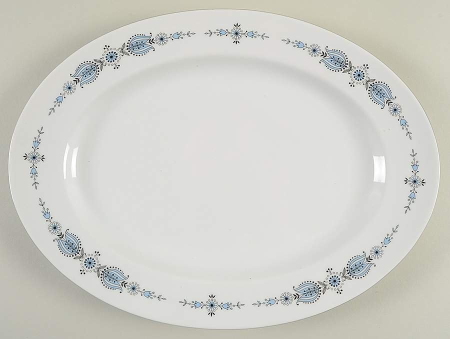 Normandy 13" Oval Serving Platter by Johann Haviland-1